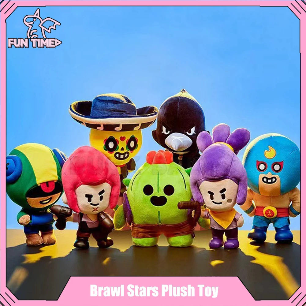 Brawl Stars Bambole Di Peluche Spike Leon Stuff Bambole Di Peluche Di Cotone Personaggi Del Gioco Figure Periferiche Di Gioco Giocattolo Per Bambini R