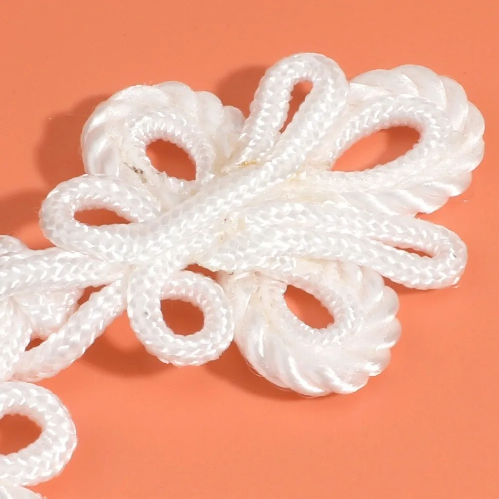 Polyester Chinese Style Tassel Plate Buckle for DIY Clothing
