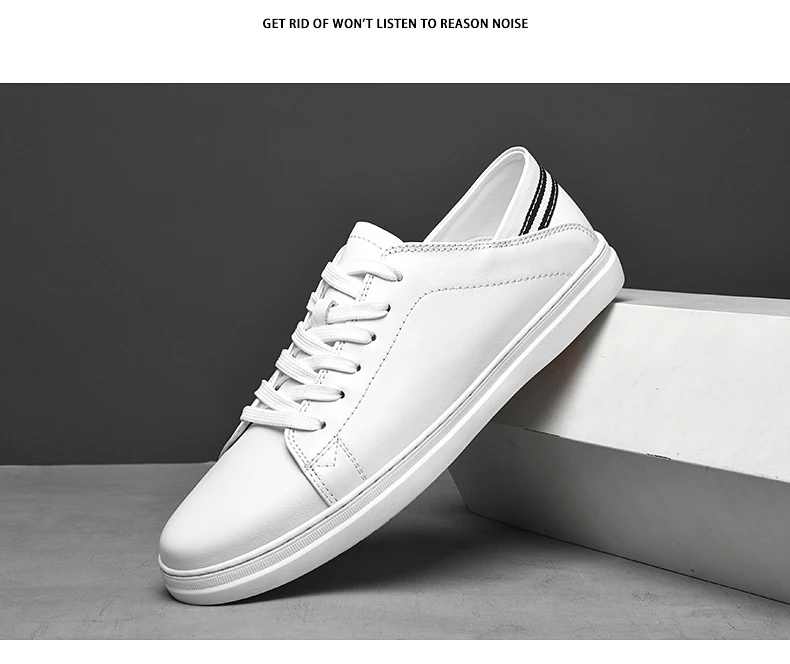 Frühling Sommer Weiß Echtes Leder männer Schuhe männer Casual Aufzug Schuhe Mode Höhe Erhöhen Turnschuhe für Männer Hohe schuhe – Detail 25
