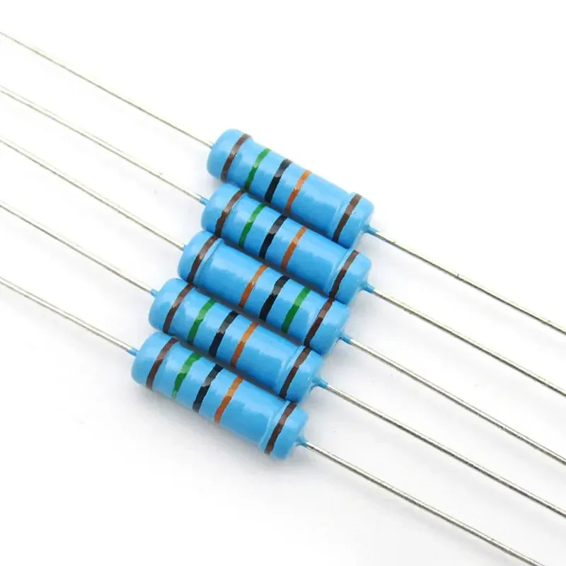 20PCS 2W 1% Metal Film Resistor 2W 1&Omega;-4.7M&Omega; 1 4.7 10 47 100 200 220 300 330 470 680 910 1K 2.2K 4.7K 10K 15K 100K 470K 1M ohm