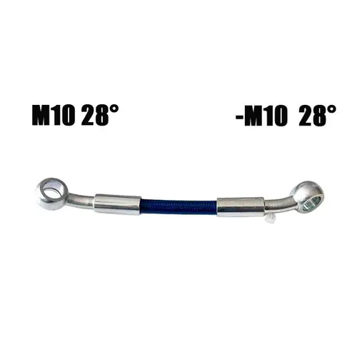 Universal Motorcycle Stainless Steel Braided Brake Hose AN3 Reinforced Front Rear Hydraulic Scooter Brake Clutch Pipe M10 Banjo - Image 17