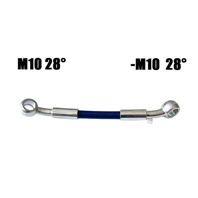 Universal Motorcycle Stainless Steel Braided Brake Hose AN3 Reinforced Front Rear Hydraulic Scooter Brake Clutch Pipe M10 Banjo - Image 17