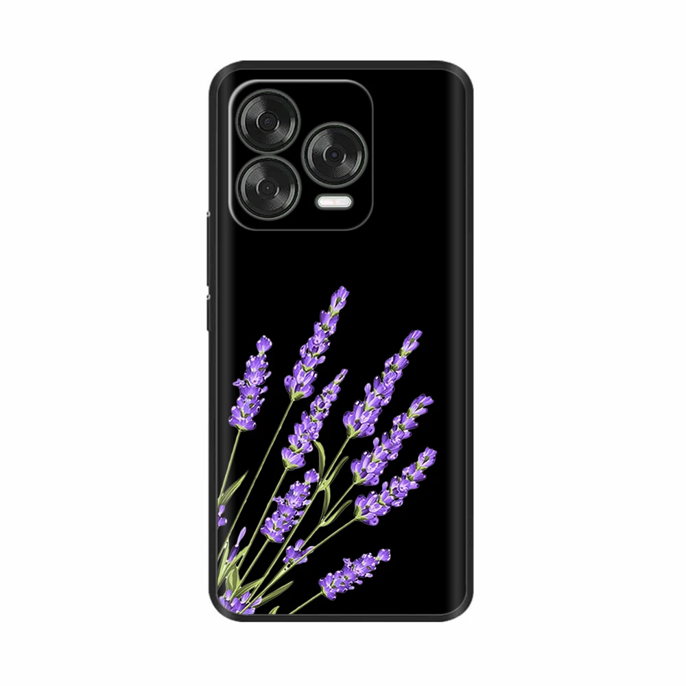 Luxury Black Silicone Back Cover - Elegant Design Case