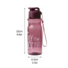 1Pc Creative Water Bottle Sports Drinking Bottles Men Women Water Bottle Large Capacity Outdoor Cup Fitness Drinkware 6