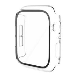 Premium 360° Full Coverage Hard Case with Tempered Glass Screen Protector - 45mm (Transpraent)