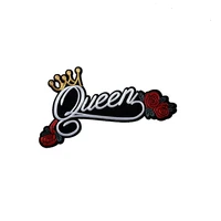 Big Size Queen Quality Letters Embroidery Patch | Clothing Accessories & Cheongsam Embroidery Stickers - Image 3
