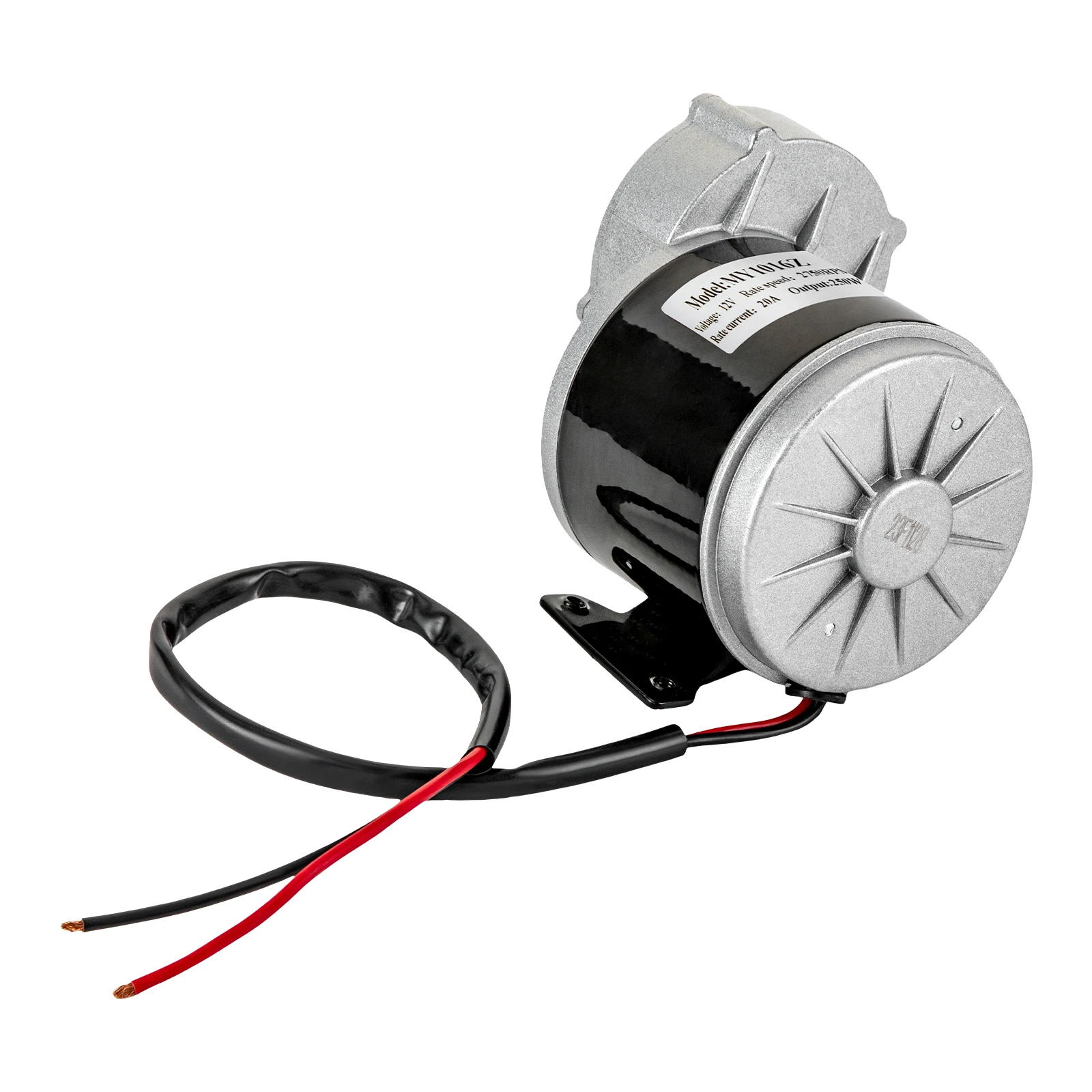 250W 12V Gear Reduction Electric Motor Brushed DC Motor Electric Bicycle Brushed Motor Reductor MY1016Z for Scooters & E-Bikes