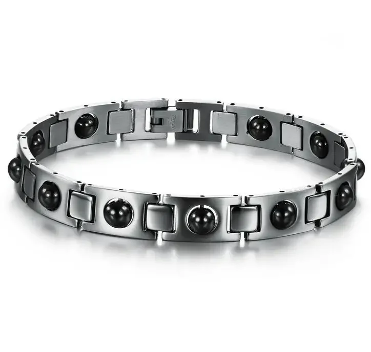 

Magnetic Chain Link Bracelet for Women Men Weight Loss Energy Bracelets Therapy Arthritis Fashion Jewelry