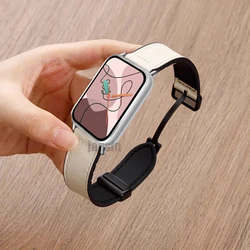Vintage Magnetic Strap for Smartwatch - Elegant Watchband Bracelet (Sliver Beige)