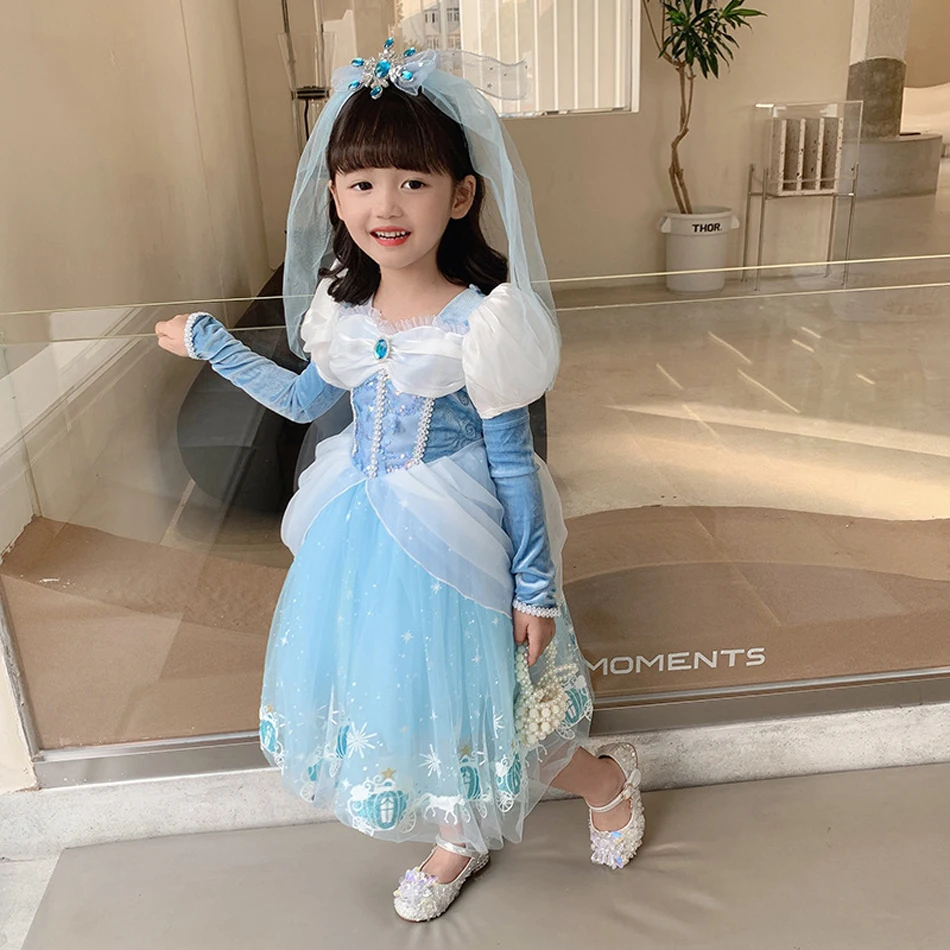Cinderella Dresses for Girls Toddler Princess Costume Party Halloween  Christmas Cosplay Butterfly Fairy Fancy Dress - Walmart.com