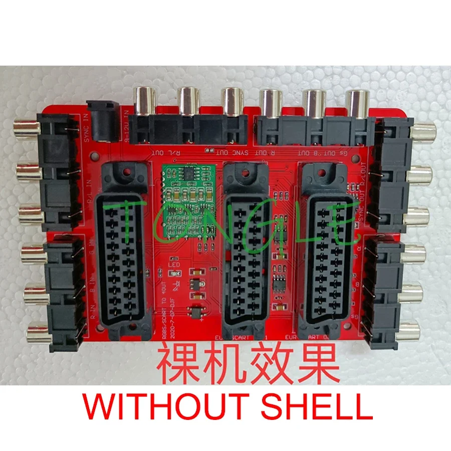 새로운 1 IN 4 OUT 자동 스위처 1 Way In RGBS / SCART (EUR) 4 Way Out ( 2 * RGBS / 2 * SCART European) 디스트리뷰터 아케이드 게임