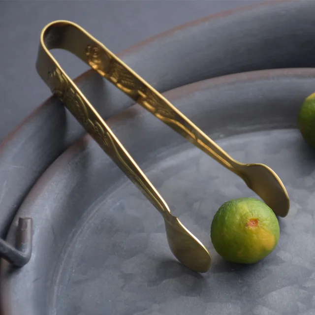 8 Pinze Per Zucchero In Acciaio Inox - 11cm, Dorate, Per Ghiaccio, Candy, Servizi Di Catering - Foto 6