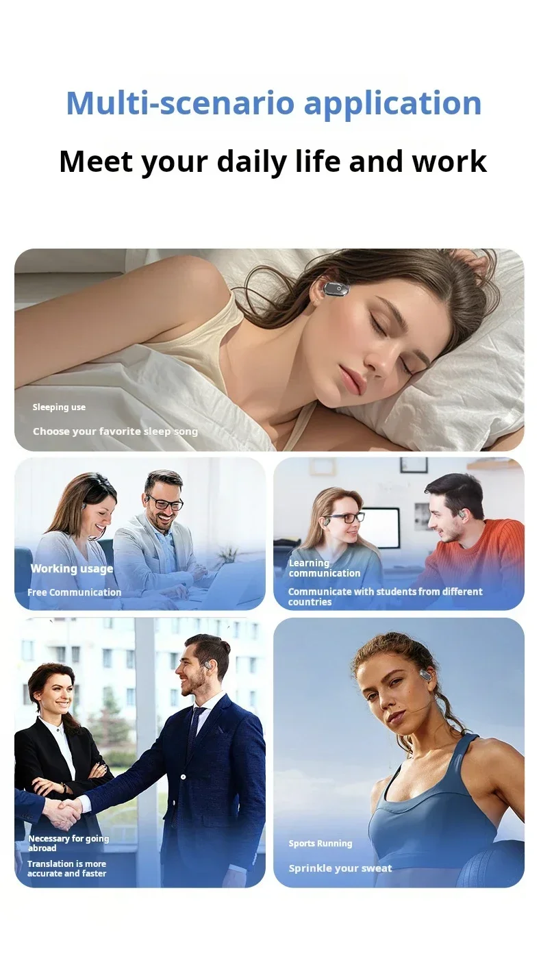 Bluetooth Wireless Earbuds With Real Time Translation For Xiaomi_voghion.com