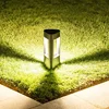 Outdoor LED Bollard Landscape Light Black Garden Pathway Lighting Fixtures Floor Lawn Lamp for Pillar Driveway Patio Yard Decora 5