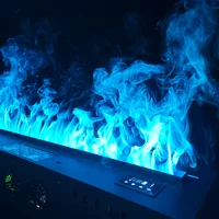 Водяной паровой камин, украшение для телевизора, домашний поддельный огонь, 3D светодиодный плагин, современный умный электрический камин с распылением, приложение — изображение 4