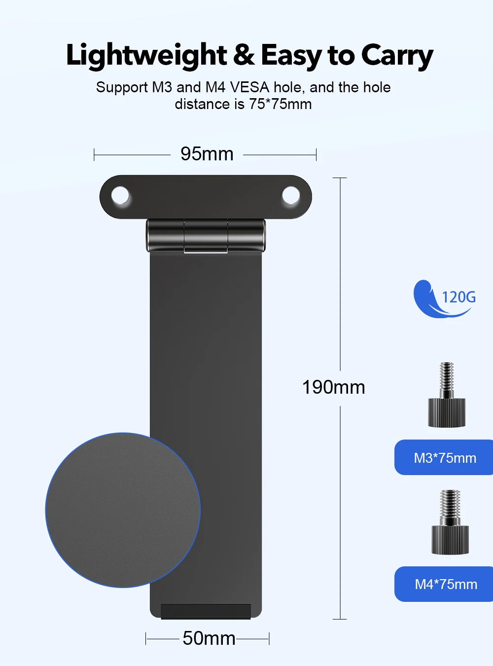 EVICIV Support de moniteur VESA portable avec vis à main 7 à 17,3 pouces  Support de bureau de moniteur VESA autonome avec pivotement / inclinaison /  rotation - AliExpress