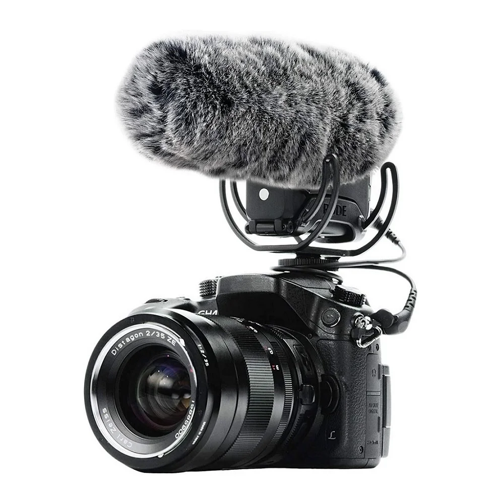 Mcoplus Microfono In Pelliccia Artificiale Copertura Del Parabrezza Parabrezza Esterno Per Rode Videomic Pro Camera Microfoni Accessori