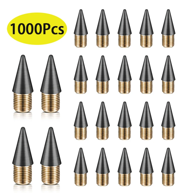 

1000Pcs Pencil Replacement Nibs Inkless Pencil Pencils for Metal Pencil Non-Sharpening Pencils Graphite Nibs Writing Pens Nibs