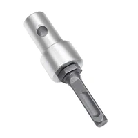 SDS-Plus to 1/2In Thread Garden Auger Drill Adapter Keyless Drill Chuck Adapter 1