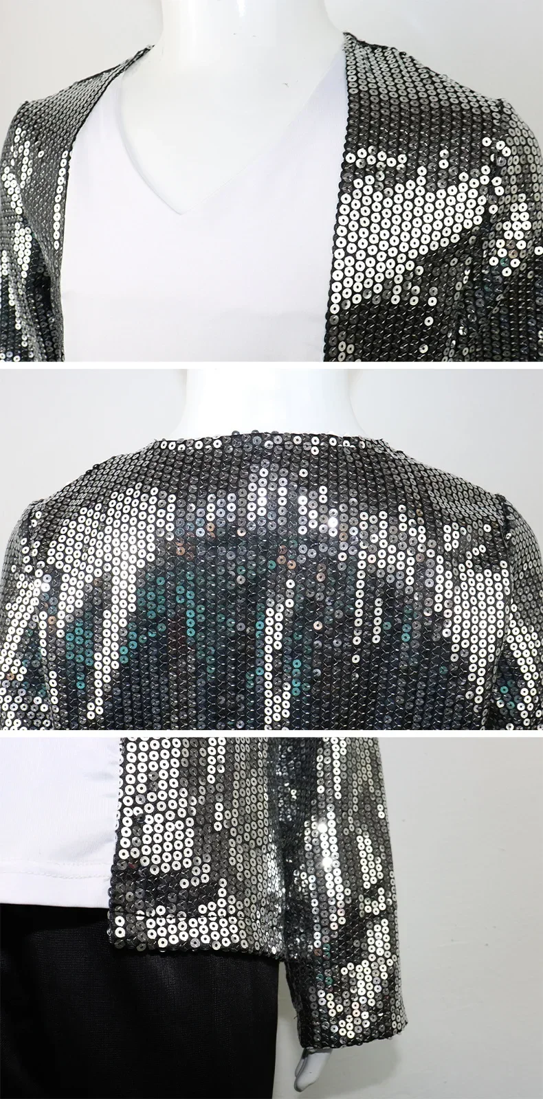 Michael Jackson Cosplay Costume Dance Imitation Stage Children's Adult Halloween Carnival Party 80s 90s Hip Hop Stage Out Cosshe