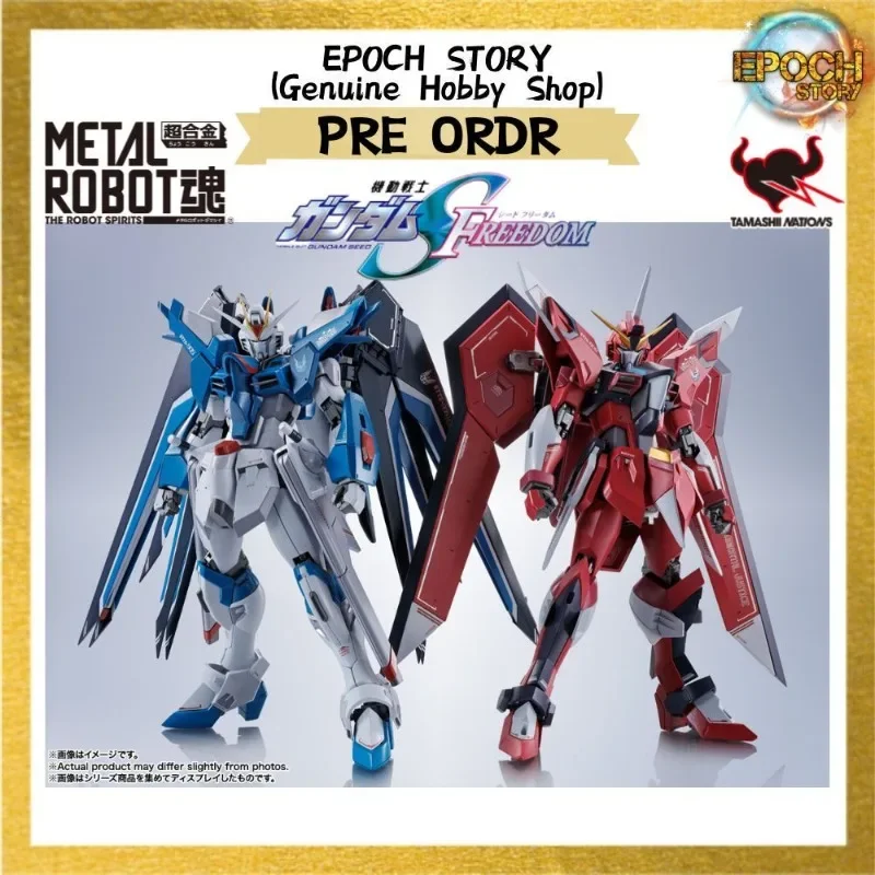 

G2UPO Mobile Suit Gundam Seed FREEDOM METAL ROBOT SPIRITS Immortal Justice Gundam Rising Freedom Gundam2U Anime Figure Toys New