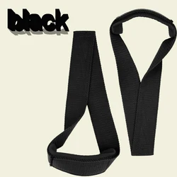Enhanced Gym Lifting Straps and Wrist Support for Weightlifting and Powerlifting (V Straps - black)