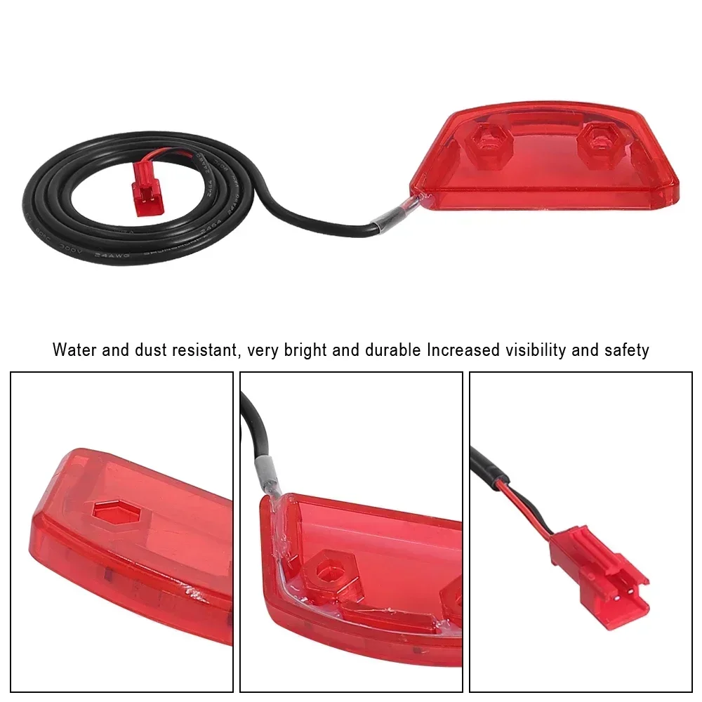 Für KUGOO KuKirin G2 MAX Elektrische Roller Warnung Lampe Rücklicht Hinten Rücklicht Montage Ersatz Zubehör Teile – Detail 3