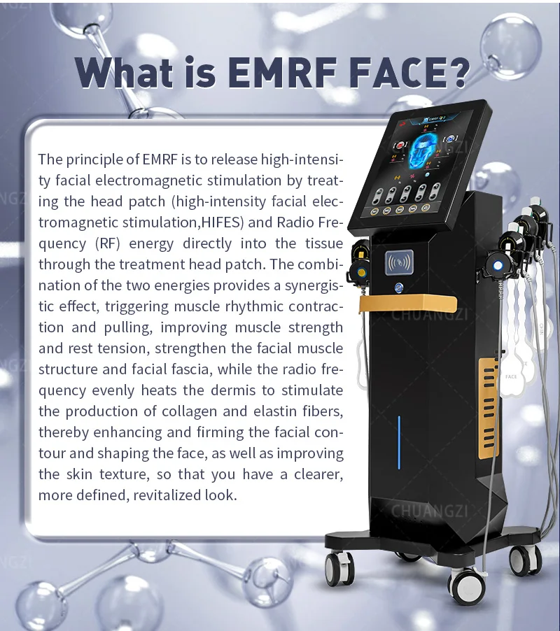 Description Picture 4 of item2024 Latest Trending RF Heat Energy Output And Strong Pulsed Magnetic EMSzero Face Vline Face Lift Wrinkle Removal Machin