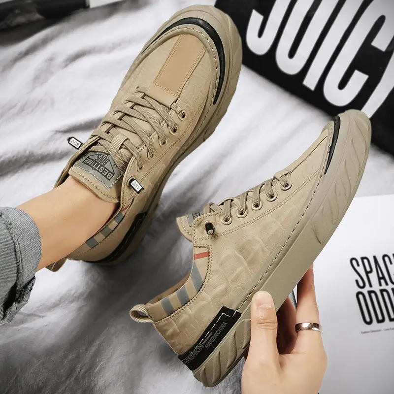 

Men's Canvas Shoes Breathable Ice Silk Cloth Casual Flats All-match Sports Shoes Old Beijing Cloth Shoes Loafers Men Sneakers