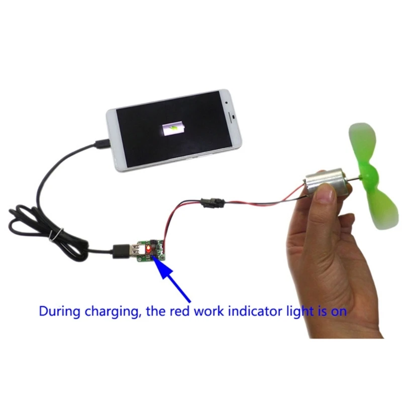 Portable Wind Power Generators Set Mini Wind Motor Micro-Wind Windmills Science Teaching Tool