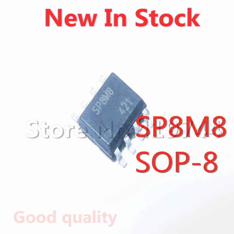 SP8M8 SP8M8FD5TB SOP-8 MOSFET LCD 드라이버 IC, 재고 있음, 새로운 오리지널 IC, 5 개/묶음