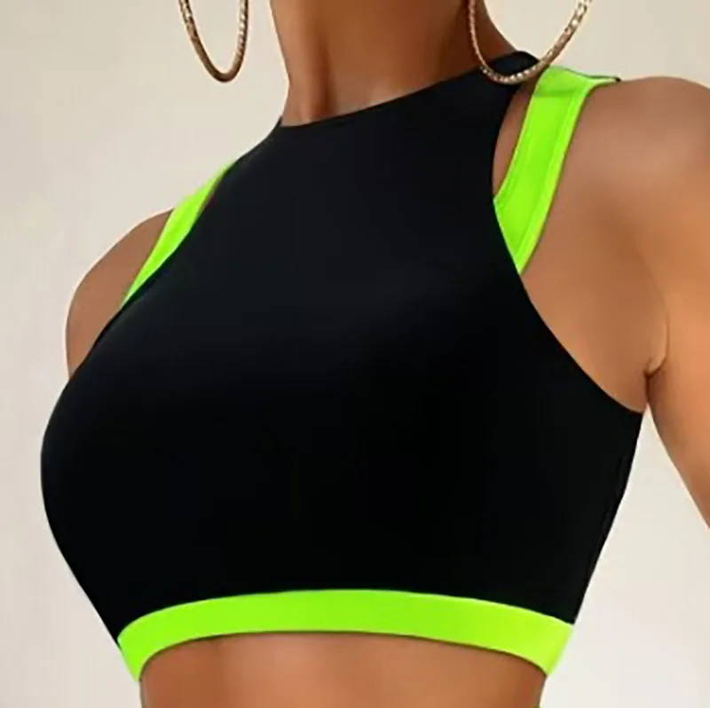Bikini Set Two Piece Swimsuit Women With Sports Swimwear Female Bathing Swimming Suit Beach Wear Summer - 2