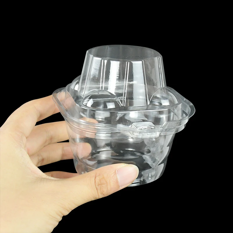 20/50Pcs Individual Cupcake Boxes Clear Muffin Cake Dessert Holders with Dome Lids, Tra... - SKU CCH01507 - UGI Packaging