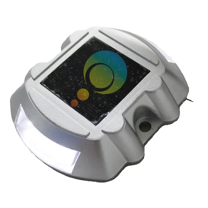 Marcatore Stradale Per Autostrada In Alluminio Bianco Rosso Giallo Verde Blu Led Deck Dock Pathway Light, Cat Eyes Solar Road Stud