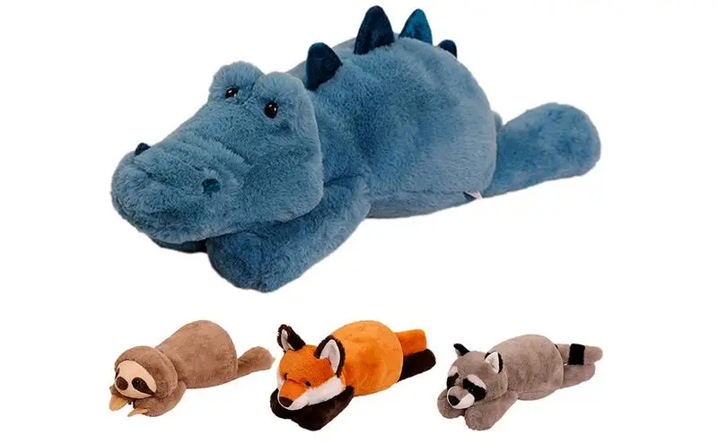 Alligator Plush Toy Cute Crocodile Plush Pillow 22in Soft Warm Crocodile Toy Doll for Boys Girls Adults Kids Birthday Christmas