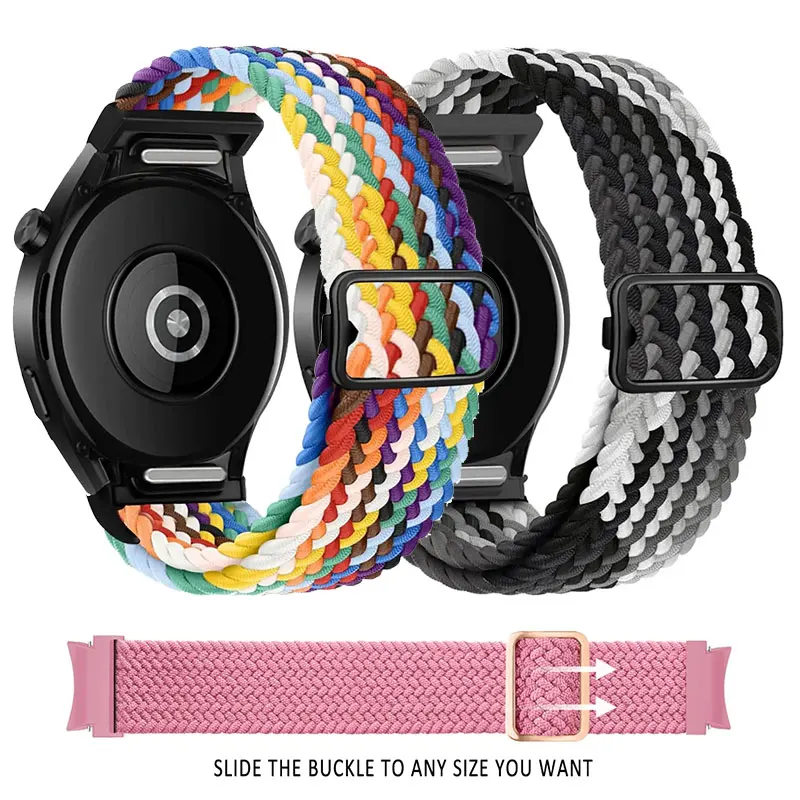 Braided Solo Loop Band - No Gaps Bracelet Strap