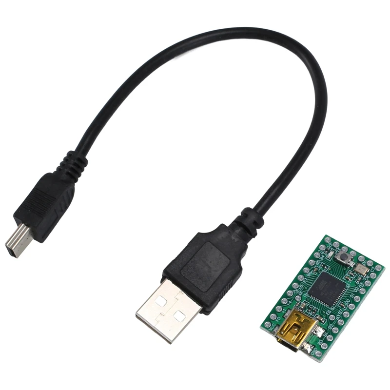 Teensy 2.0 USB AVR ATMEGA32U4 확장 보드, 아두이노용 데이터 케이블 포함
