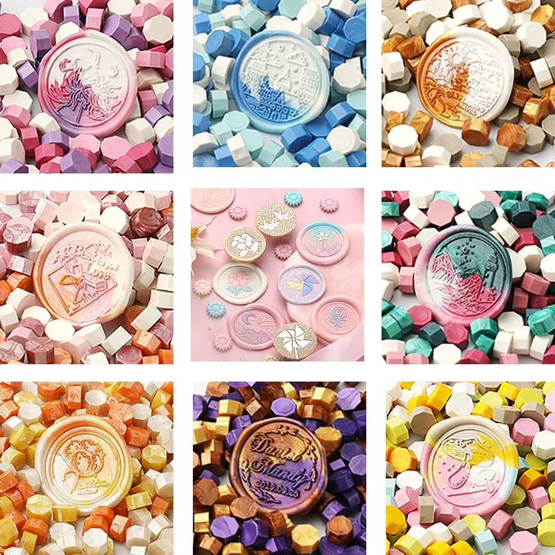 200pcs Retro Star Anise Sealing Wax Pill DIY Wedding Birthday Party Invitation Envelope Sealing Wax 70g Craft Decoration Tool