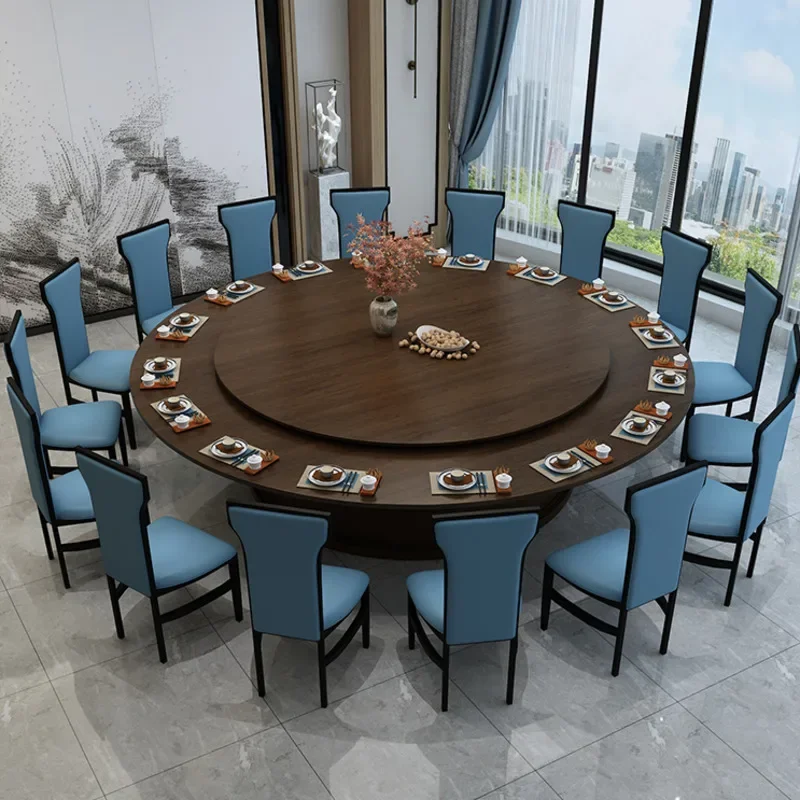 New Chinese Style Dining Room Chair Hotel Banquet Soft Chair with Backrest Modern Simple Master Model Room