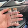 10/15/24/32/56 Pcs  40ml DIY Glass Jars Glass Bottles Decorative Small Wishing Glass tube Wedding Gift 2
