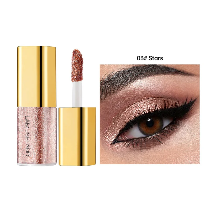 Ombretto liquido perlato a lunga durata glitter pigmentato_voghion.com