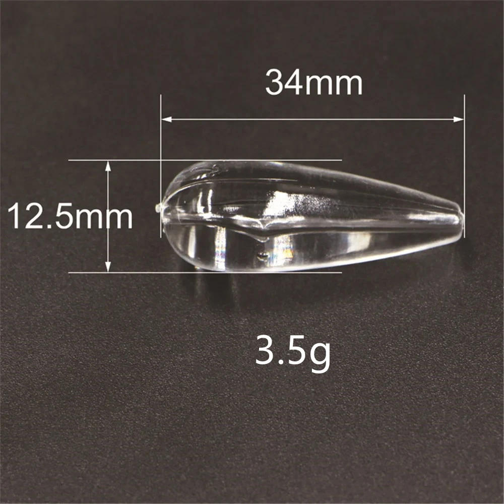 Fishing Tackle 10 pcs/lot 3.5g-12g Slow Sinking Down Water Acrylic Throwing Aid Assistance Fishing Float Bombard Bobber Carp Lure Tackle