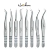NATUHANA  Eyelash Extensions Tweezers Lash Artists High Precision Stainless Steel Superhard Anti-Static Tweezers Makeup Tools 1