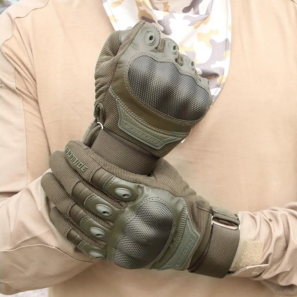 Guantes tácticos M-Pact verde militar - Mechanix 