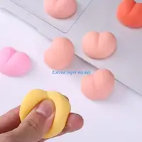 090B Squeezable Toy TPR Stretchy Fruit Peach Toy Soft Decompression Toy Stress Relief Fidgets Autisms Favor Hand Squeeze Toy - Image 4