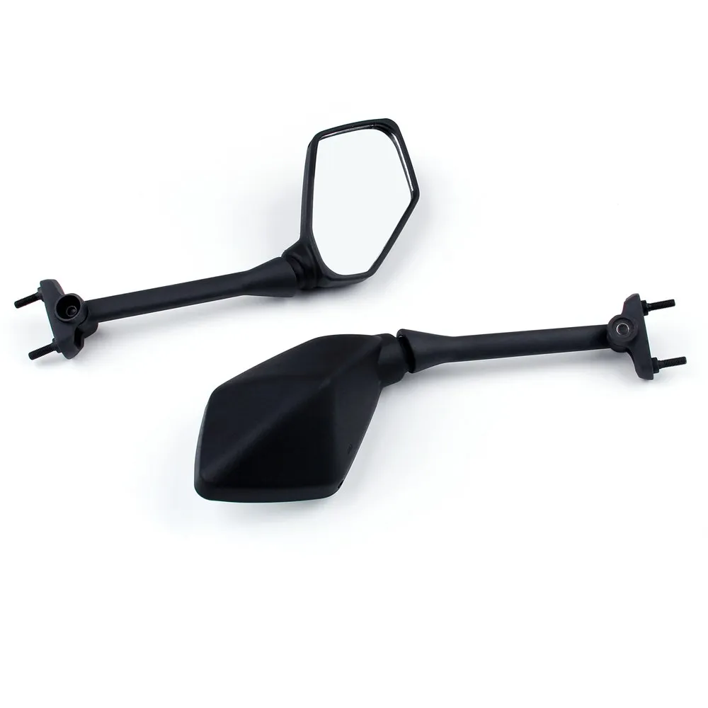 Paire De Rétroviseurs Pour Kawasaki Ninja 650R, ER6F, Z1000SX - Noirs, Pliables - Kingdarn