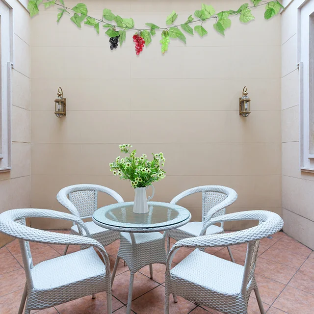 Photo Prop Szimuláció Szőlőcsokor Élethű Szőlő Mesterséges Medál Pvc Hamis Klaszterek Beltéri Dekoráció