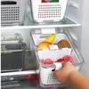 1-Piece Refrigerator Container with Removable Colander Leak-proof Food Storage Container Keeps Fruits, Vegetables and Meat Fresh 6