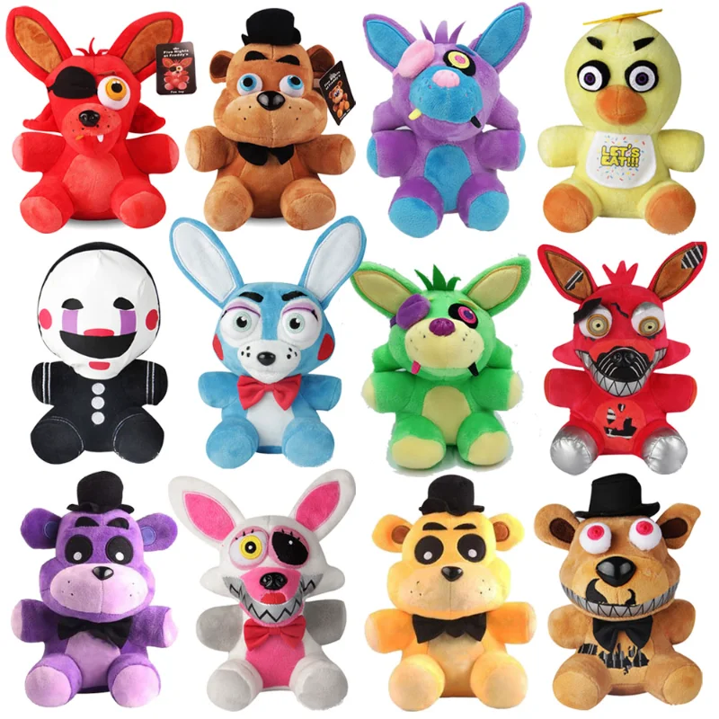 Anime Five Nights at Freddy's Plush Golden Freddy Bear Doll Xmas Gift Toy