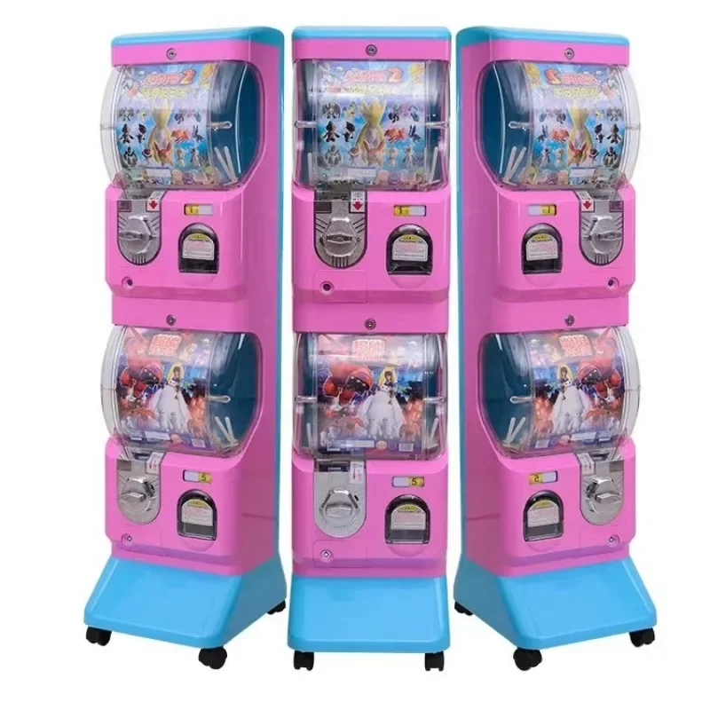 Colorful Park New Amusement Center Twisting Card Gashapon Machine 60-100Mm Distributore Automatico Di Uova Intrecciate